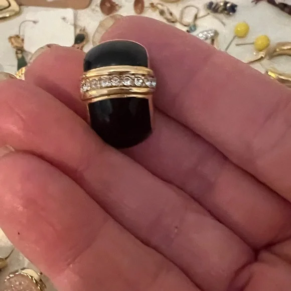 Lot 84 pairs Vintage Designer Earrings Napier Monet unmarked runway Crystal Jade - Picture 14 of 16